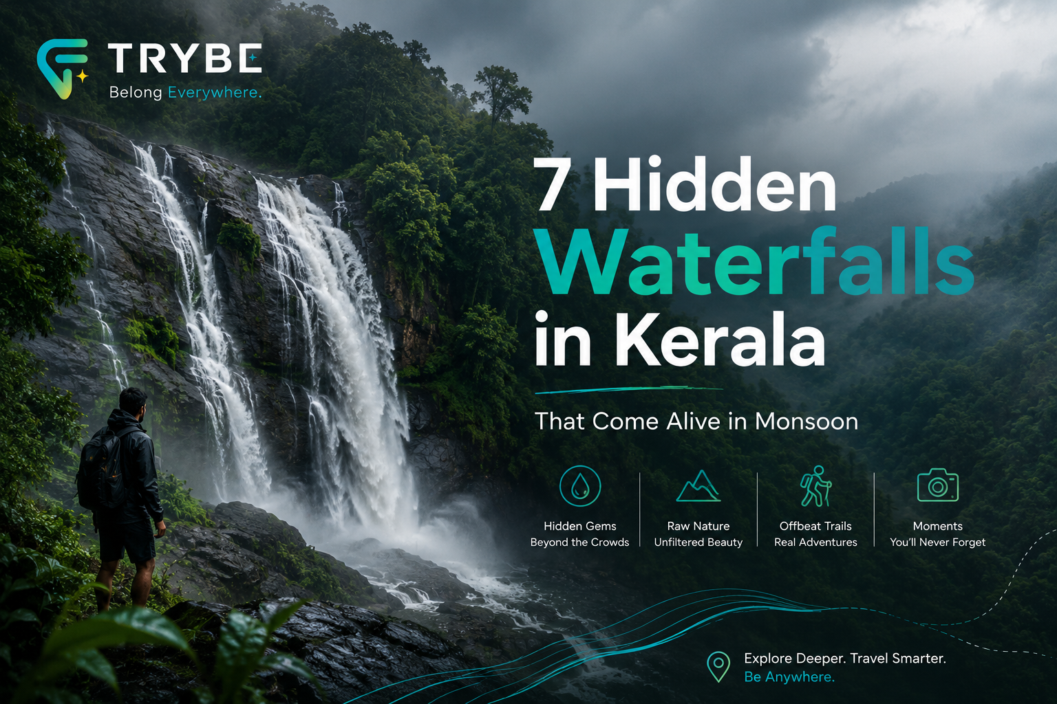 7 Hidden Waterfalls in Kerala That Come Alive in Monsoon